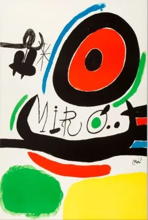Lithografie Miró - Tres libres 
