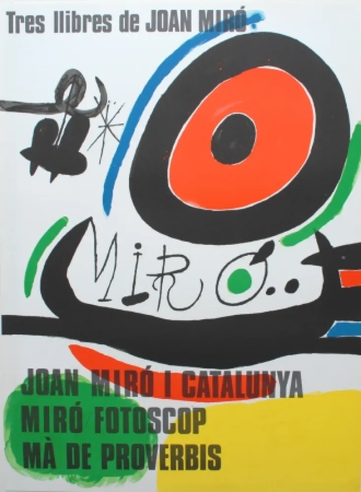 Lithografie Miró - Tres llibres de Joan Miró