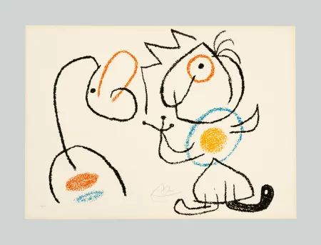 Lithografie Miró - Ubu aux Baleares