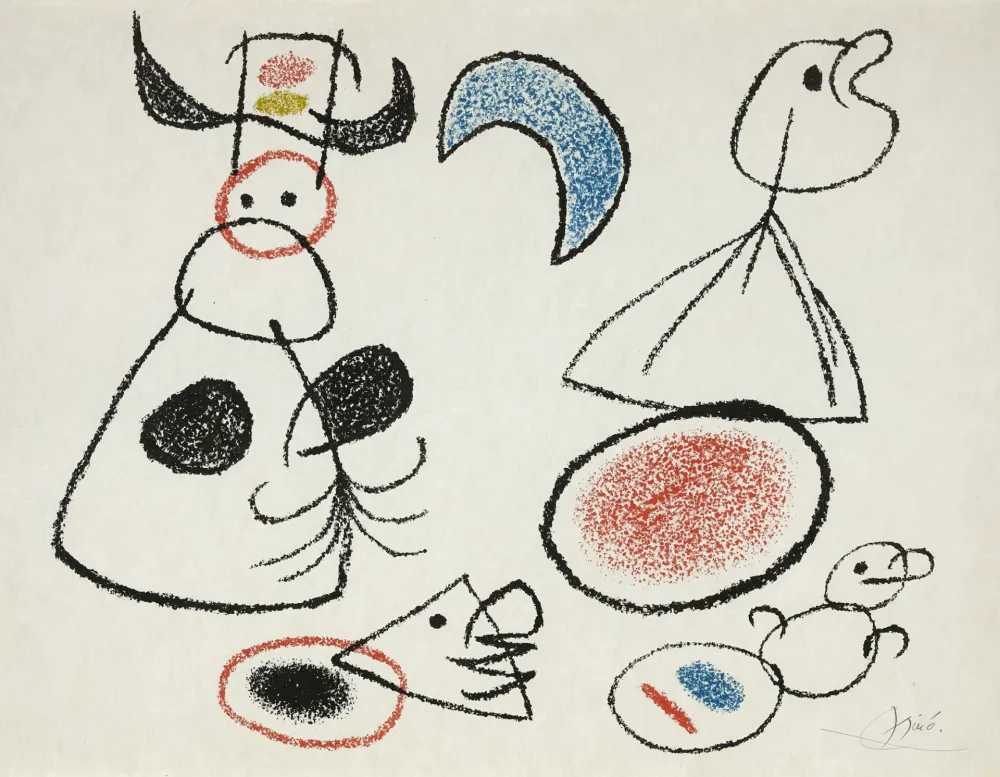 Lithografie Miró - UBU AUX BALÉARES. 19 lithographies originales signées (1971)