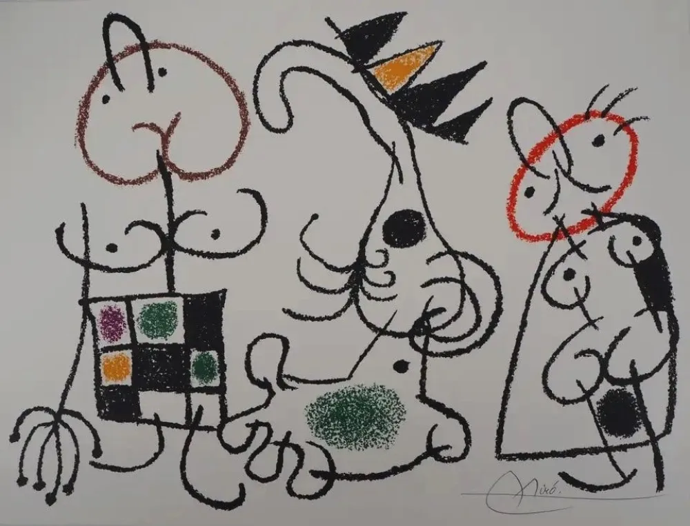Lithografie Miró - Ubu aux baléares