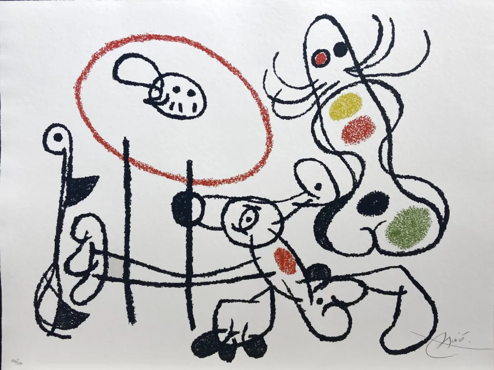 Lithografie Miró - UBU ON THE BALEARIC ISLANDS
