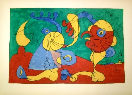 Lithografie Miró - Ubu Roi