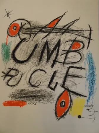 Lithografie Miró - Umbracle