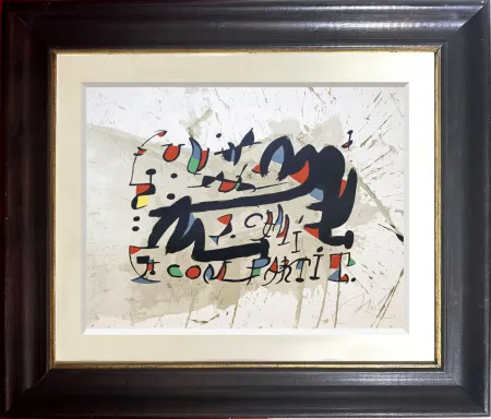 Lithografie Miró - Un Cami Compartit