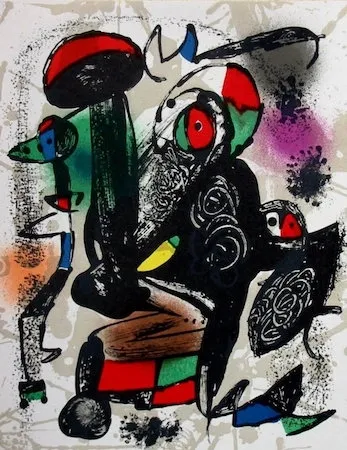 Lithografie Miró - Untitled