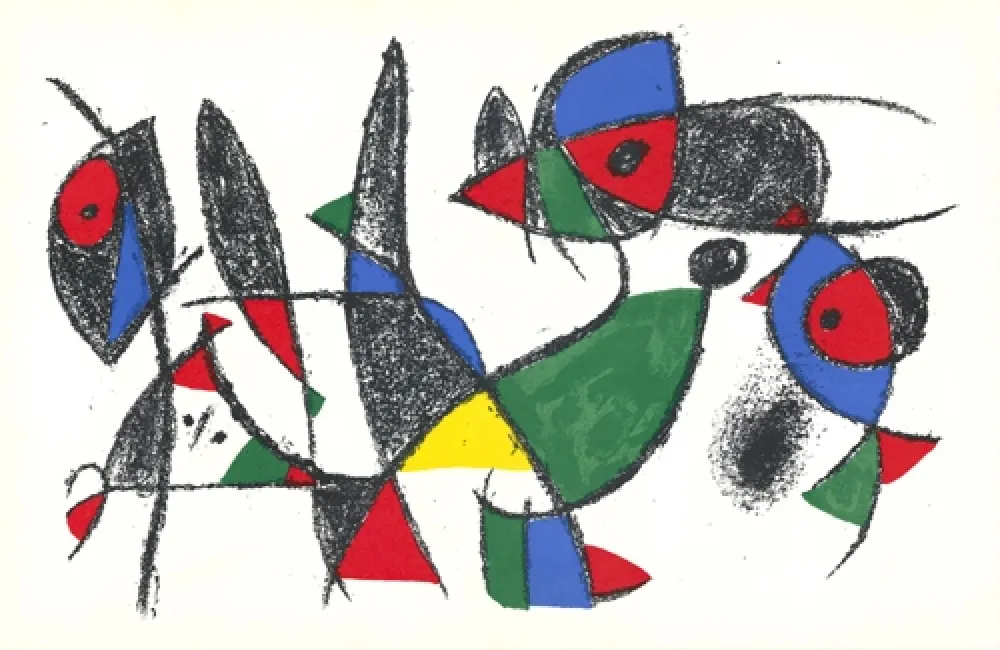 Lithografie Miró - Untitled