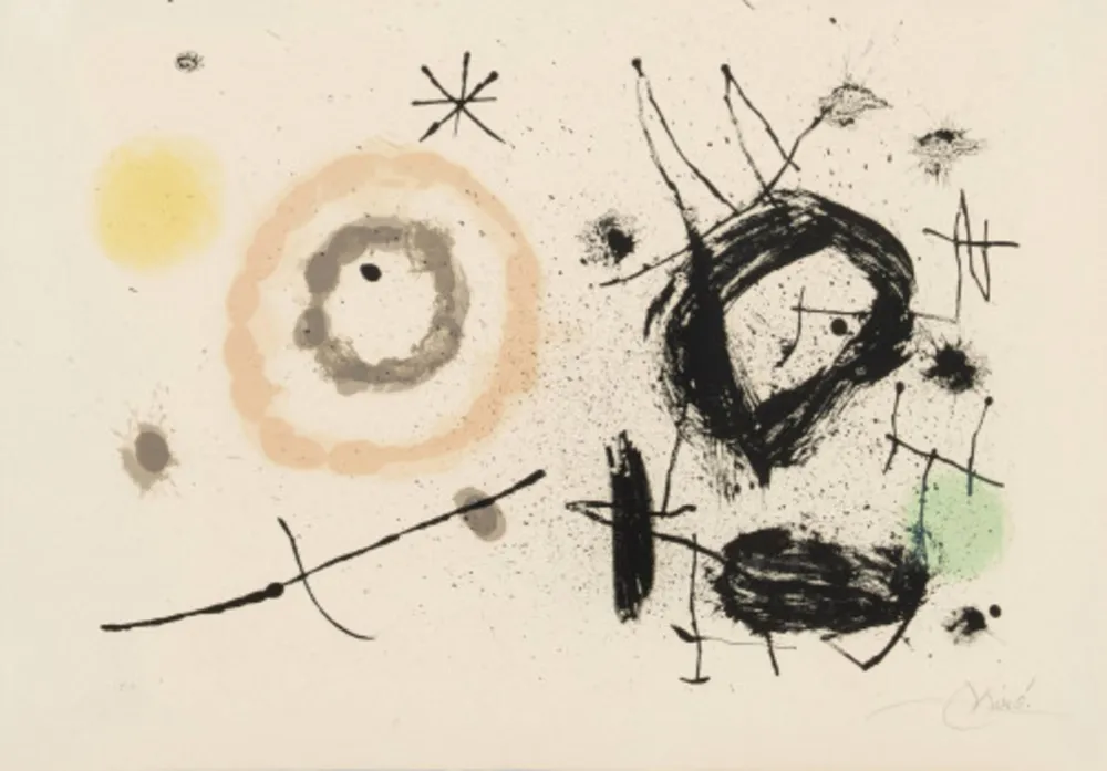 Lithografie Miró - Untitled (from the Bouquet de rêves pour Neila portfolio)
