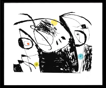 Ets En Aquatint Miró - Untitled (Série Mallorca)