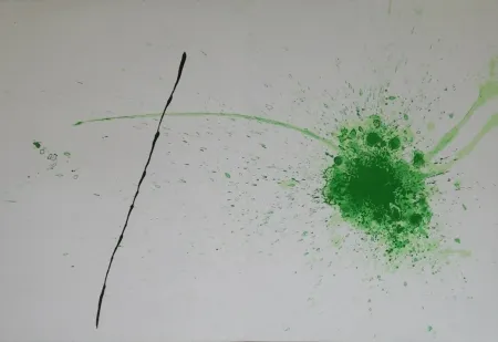Lithografie Miró - Vert
