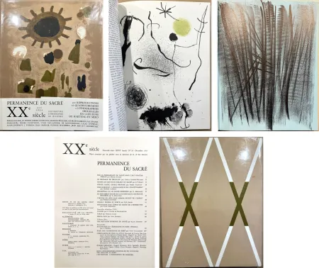 Geïllustreerd Boek Miró - XXe Siècle (Nouvelle série). XXVI Année. N°24. Permanence du Sacré. Déc. 1964 (Miro, Hartung)