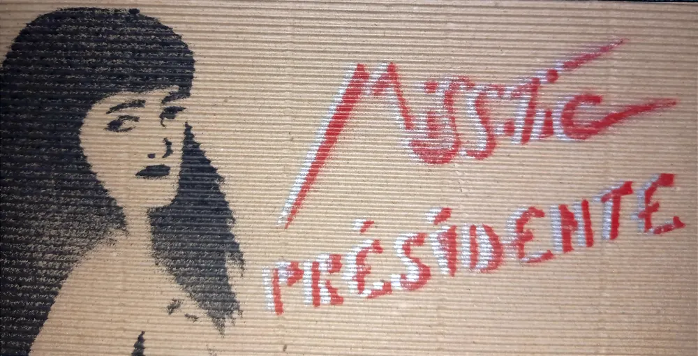 Zeefdruk Miss.tic - MISS.TIC PRÉSIDENTE, 1994 - Livre d'artiste signée avec 12 serigraphies, Hand-signed