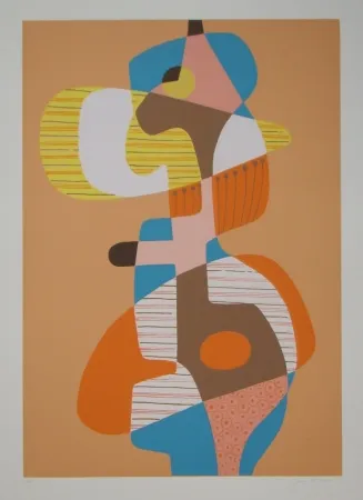 Lithografie Mitchell - Composition