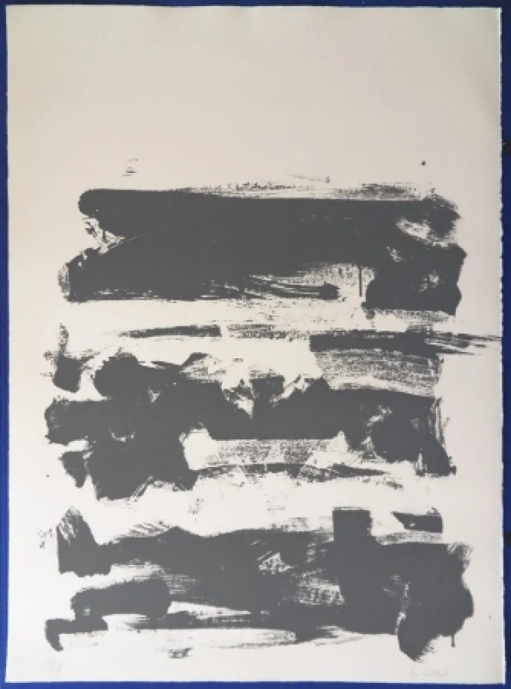 Lithografie Mitchell - Composition en gris