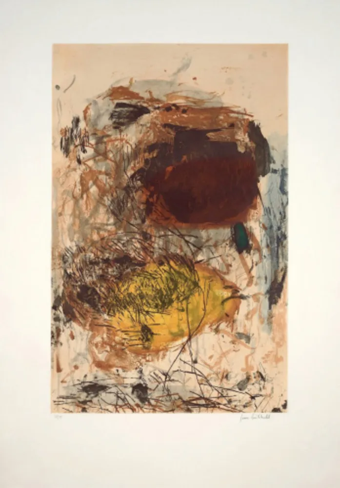 Ets En Aquatint Mitchell - Sunflower III