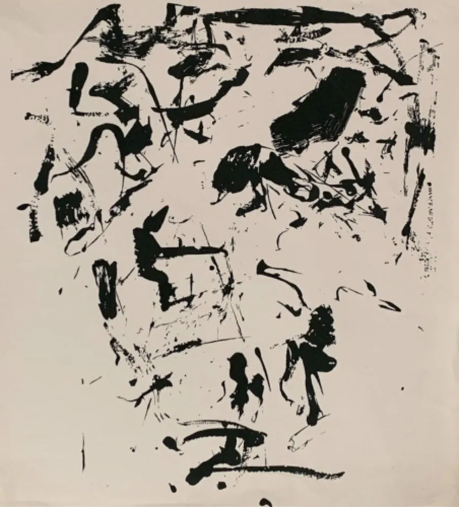 Zeefdruk Mitchell - Untitled (The Poems), ca