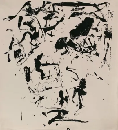 Zeefdruk Mitchell - Untitled (The Poems), ca