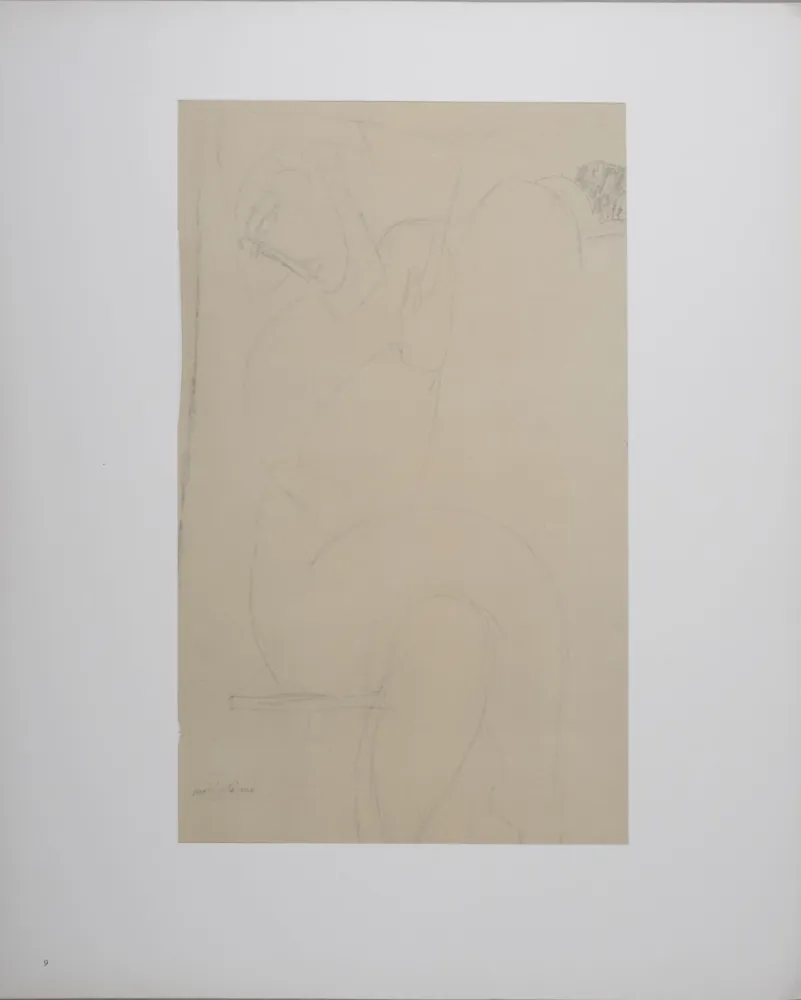 Lithografie Modigliani - Arlequin