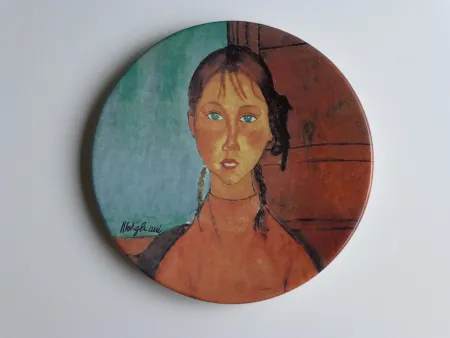 Geen Techniek Modigliani - Jeune fille aux yeux verts 
