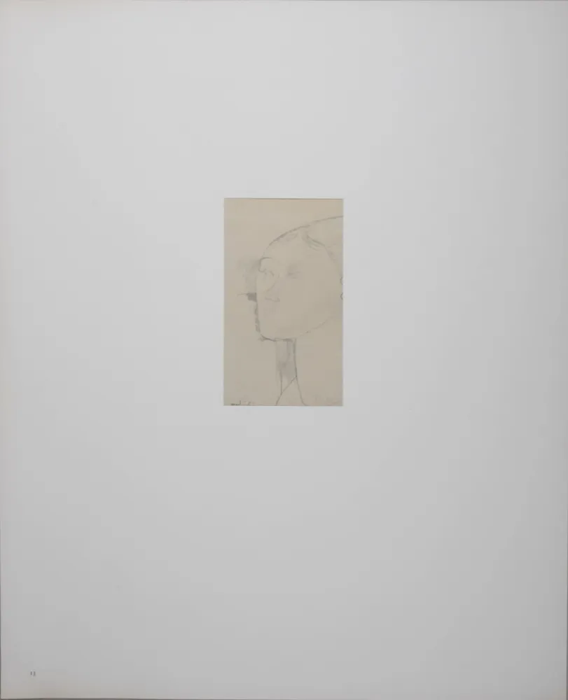 Lithografie Modigliani - Portrait de Béatrice Hastings