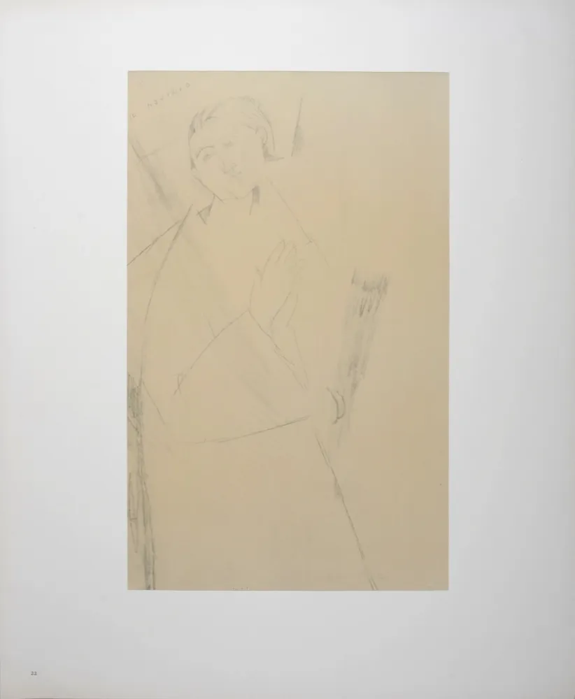 Lithografie Modigliani - The Novice