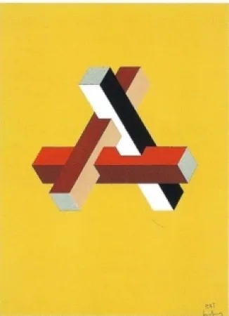 Lithografie Molins - Falsaciones del triangulo de Penrose 11