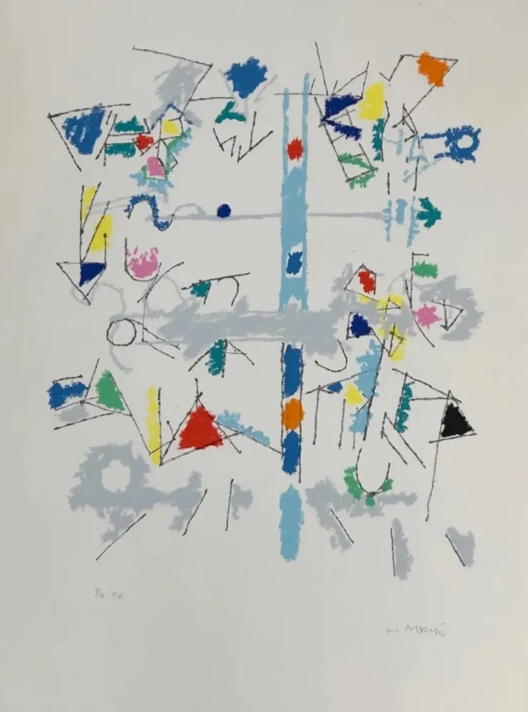 Zeefdruk Mompó - Los colores del blanco