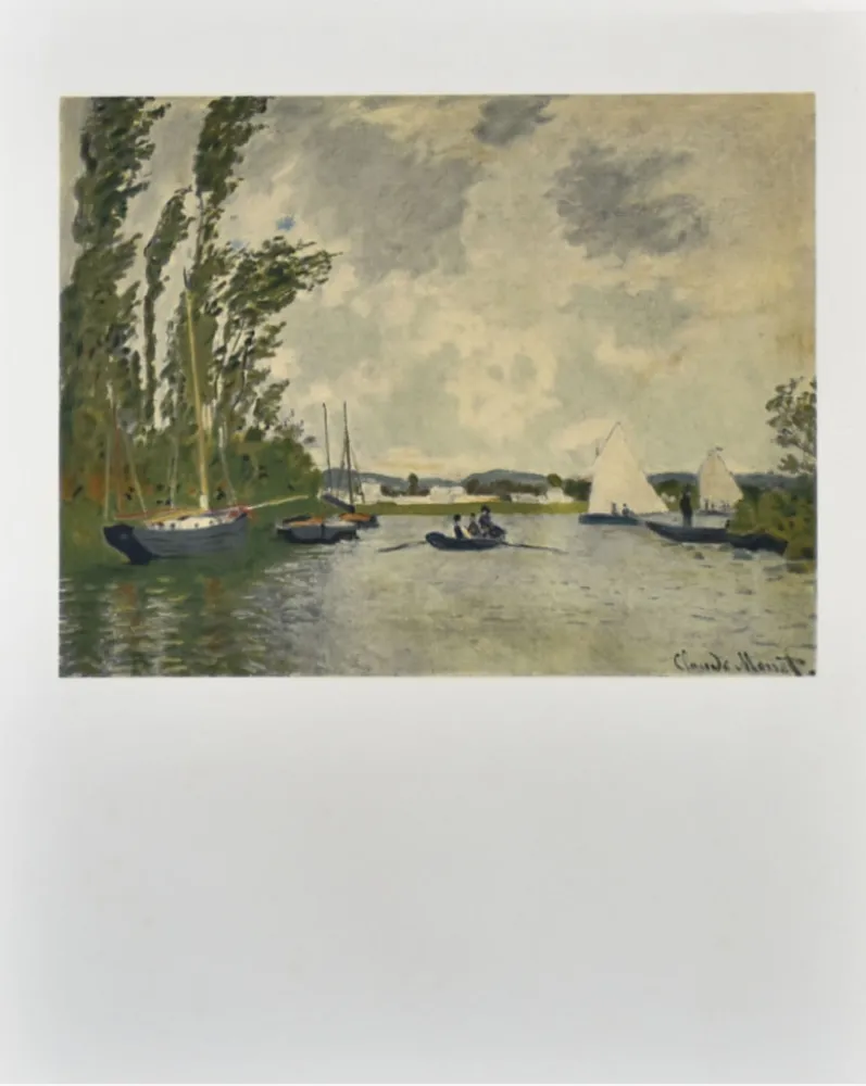 Lithografie Monet - Le petit bras de Seine à Argenteuil