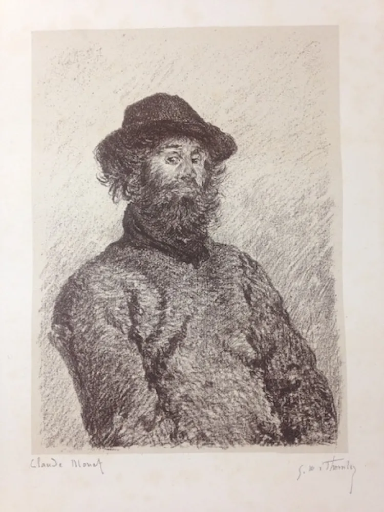 Lithografie Monet - Portrait de Poly