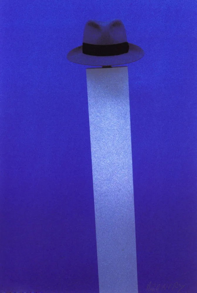 Zeefdruk Monory - Autoportrait