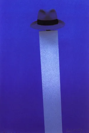 Zeefdruk Monory - Autoportrait