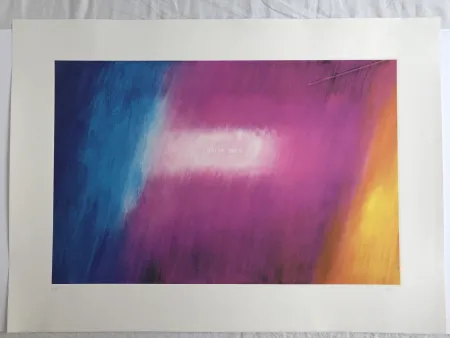 Zeefdruk Monory - Fuite n° 7 - Nulle part