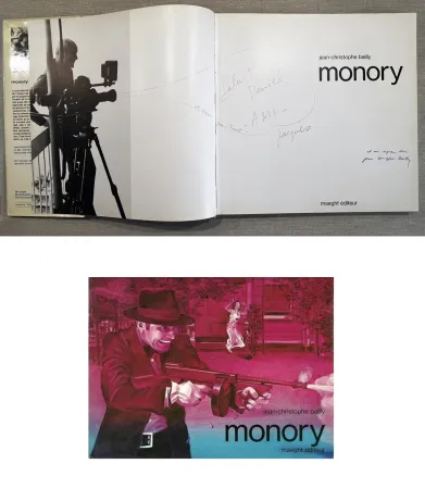 Geïllustreerd Boek Monory - J.-C. Bailly. MONORY. Avec une dédicace de l'artiste (1979)