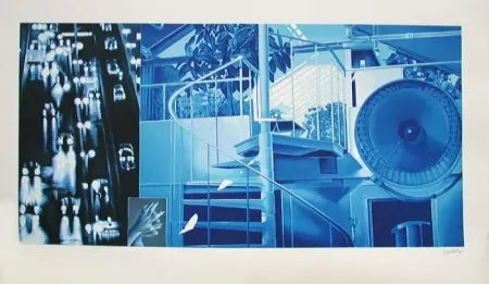 Lithografie Monory - Nuit