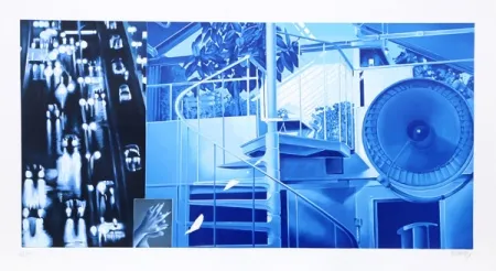 Lithografie Monory - Nuit No. 5