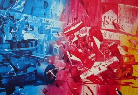 Zeefdruk Monory - Tetanic toxic