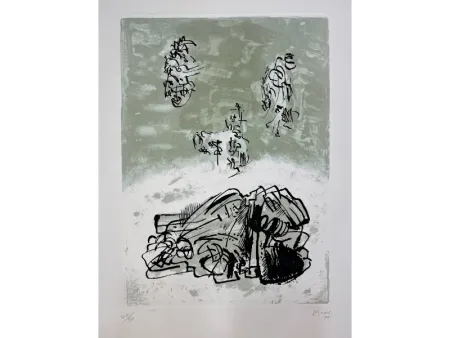 Ets En Aquatint Moore - AFTER THE ACCIDENT