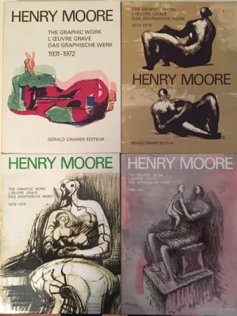 Geïllustreerd Boek Moore - Catalogue Raisonné of Henry Moore Graphic Work 1931 - 1984 (4 Volume Set)