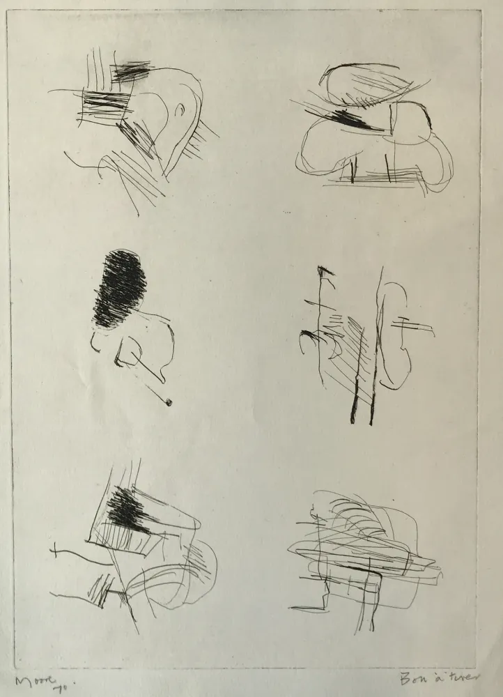 Gravure Moore - Deconstructed Figures II