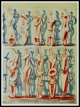 Lithografie Moore - FIGURES & SHADOWS