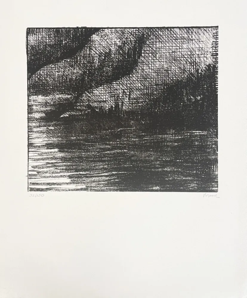 Lithografie Moore - Fjord