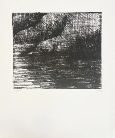 Lithografie Moore - Fjord