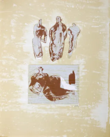Lithografie Moore - La Poesie: Ideas from a Sketchbook (C. 324)