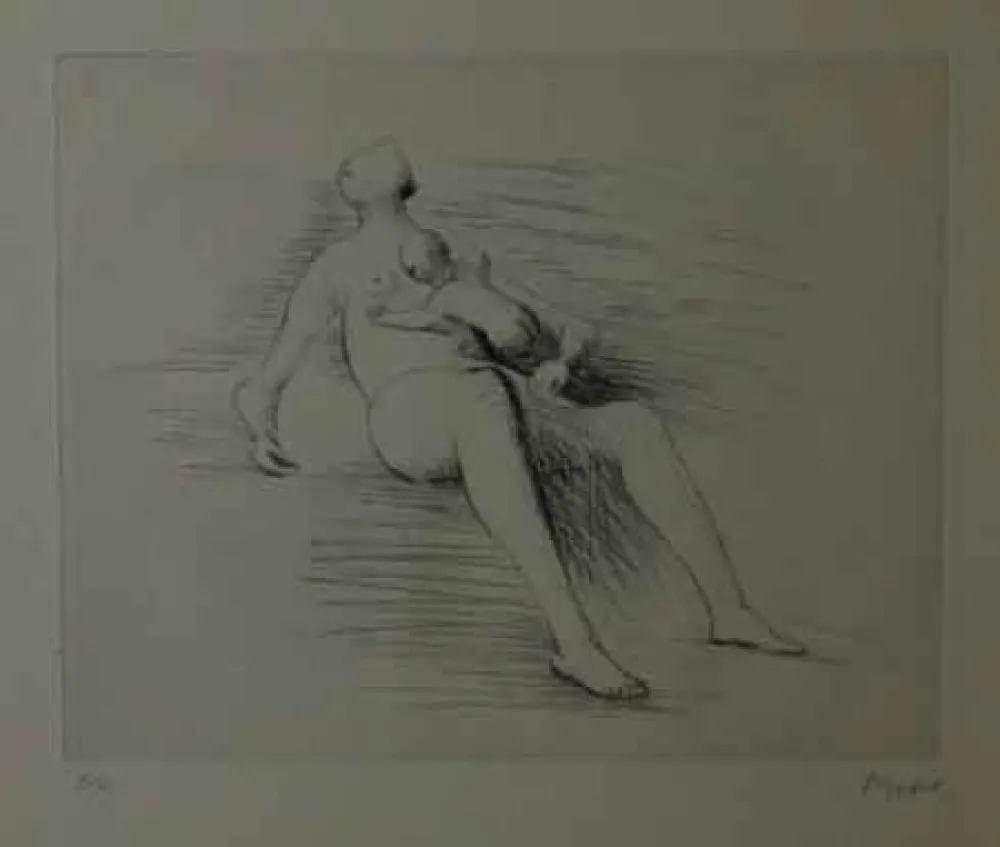 Ets Moore - RECLING MOTHER AND CHILD II