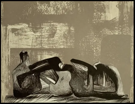 Lithografie Moore - Reclining Figure
