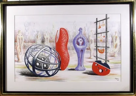 Lithografie Moore - Sculptural Objects