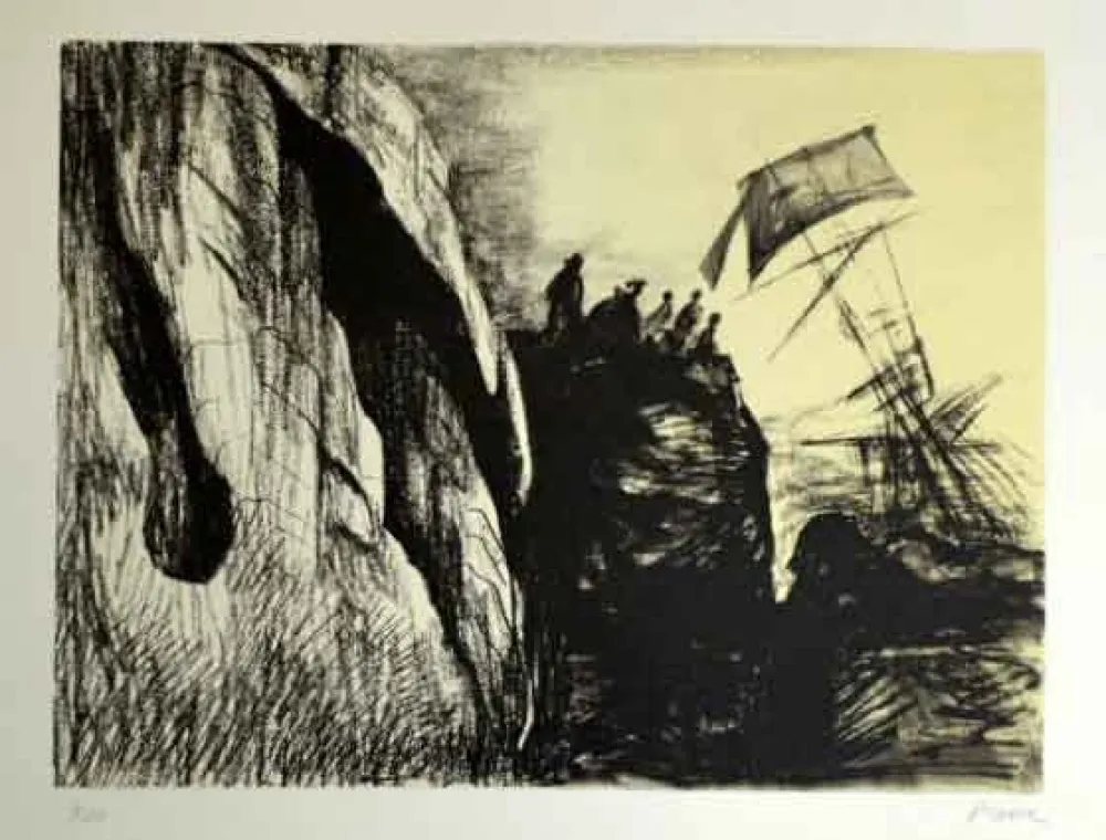 Lithografie Moore - Sphipwreck II