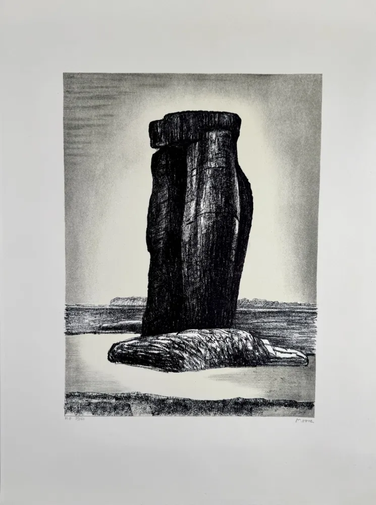 Lithografie Moore - Stonehenge Pl. 8 
