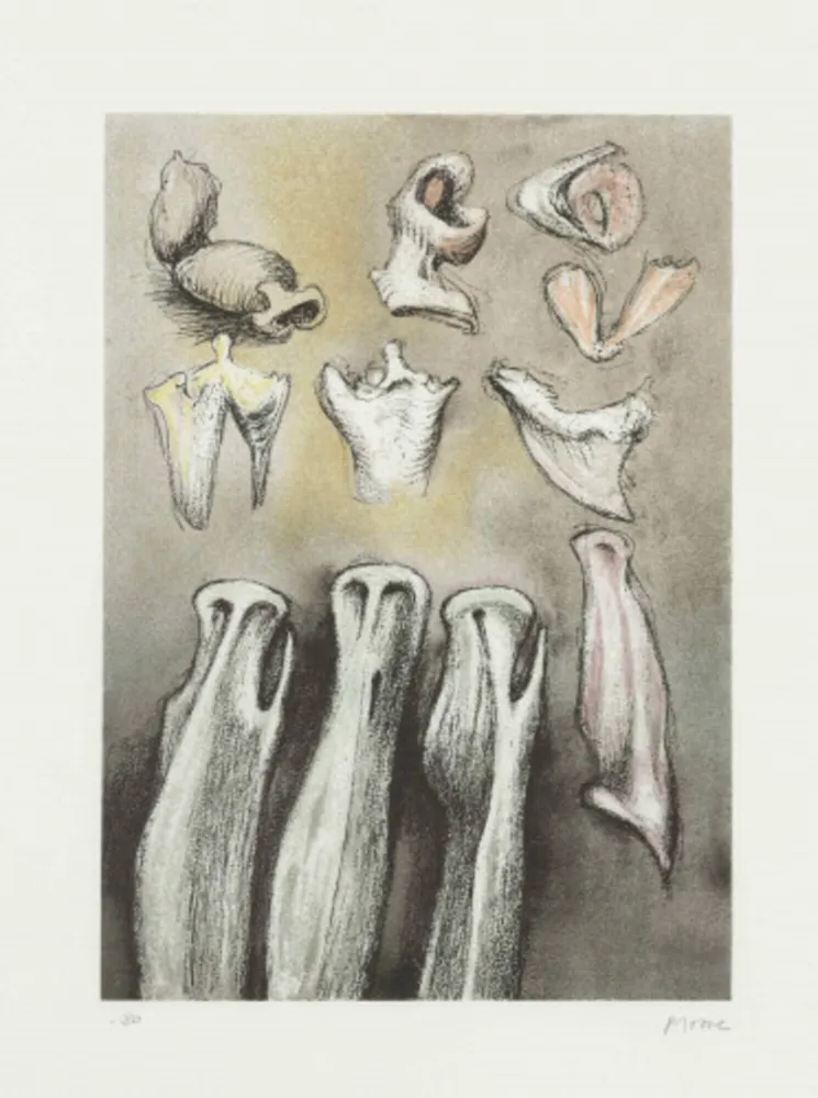 Lithografie Moore - Three Sisters (C. 621)
