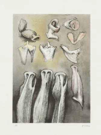 Lithografie Moore - Three Sisters (C. 621)